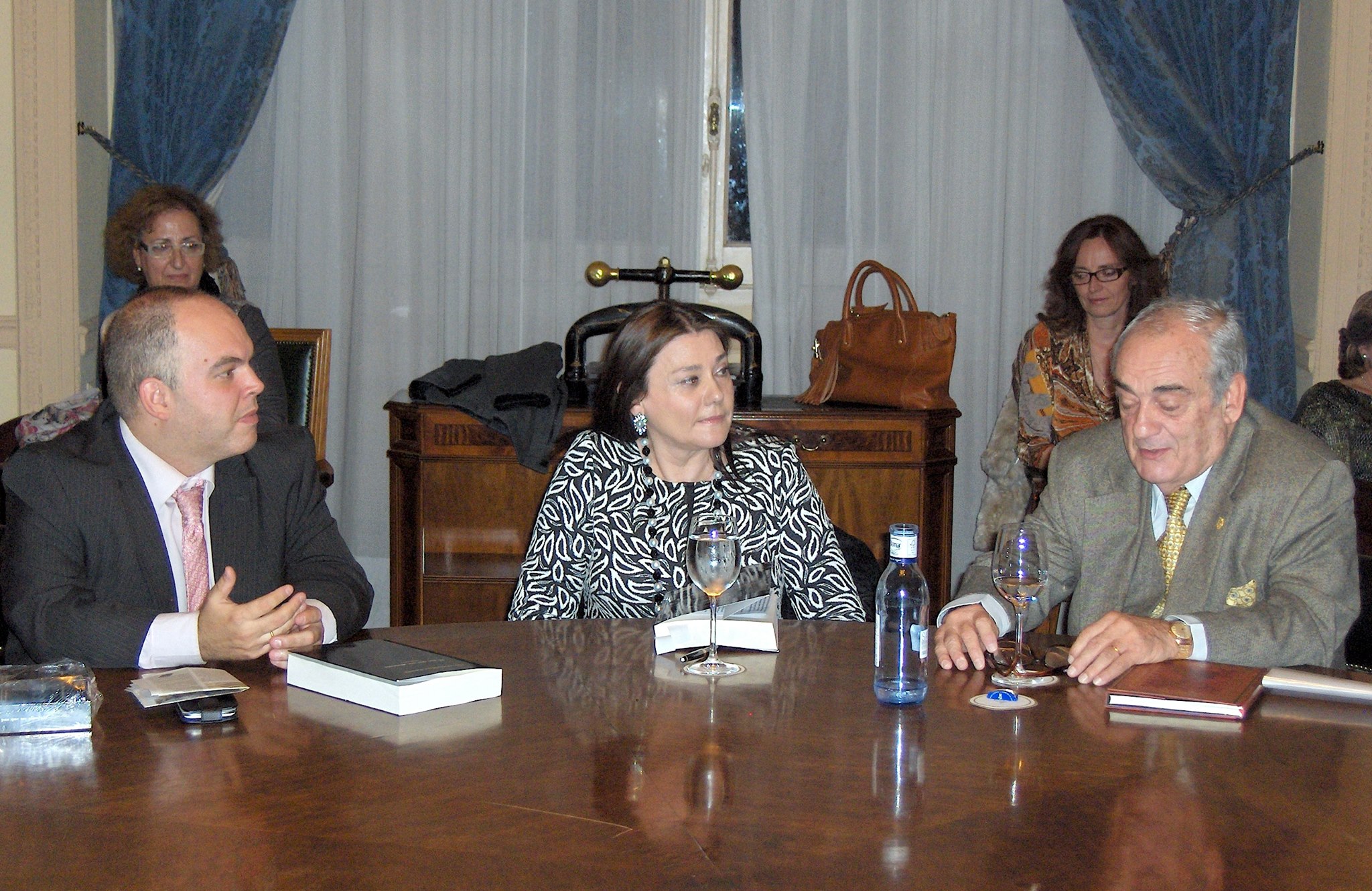 con María L. Mora y Alfredo Gomez Ugarte