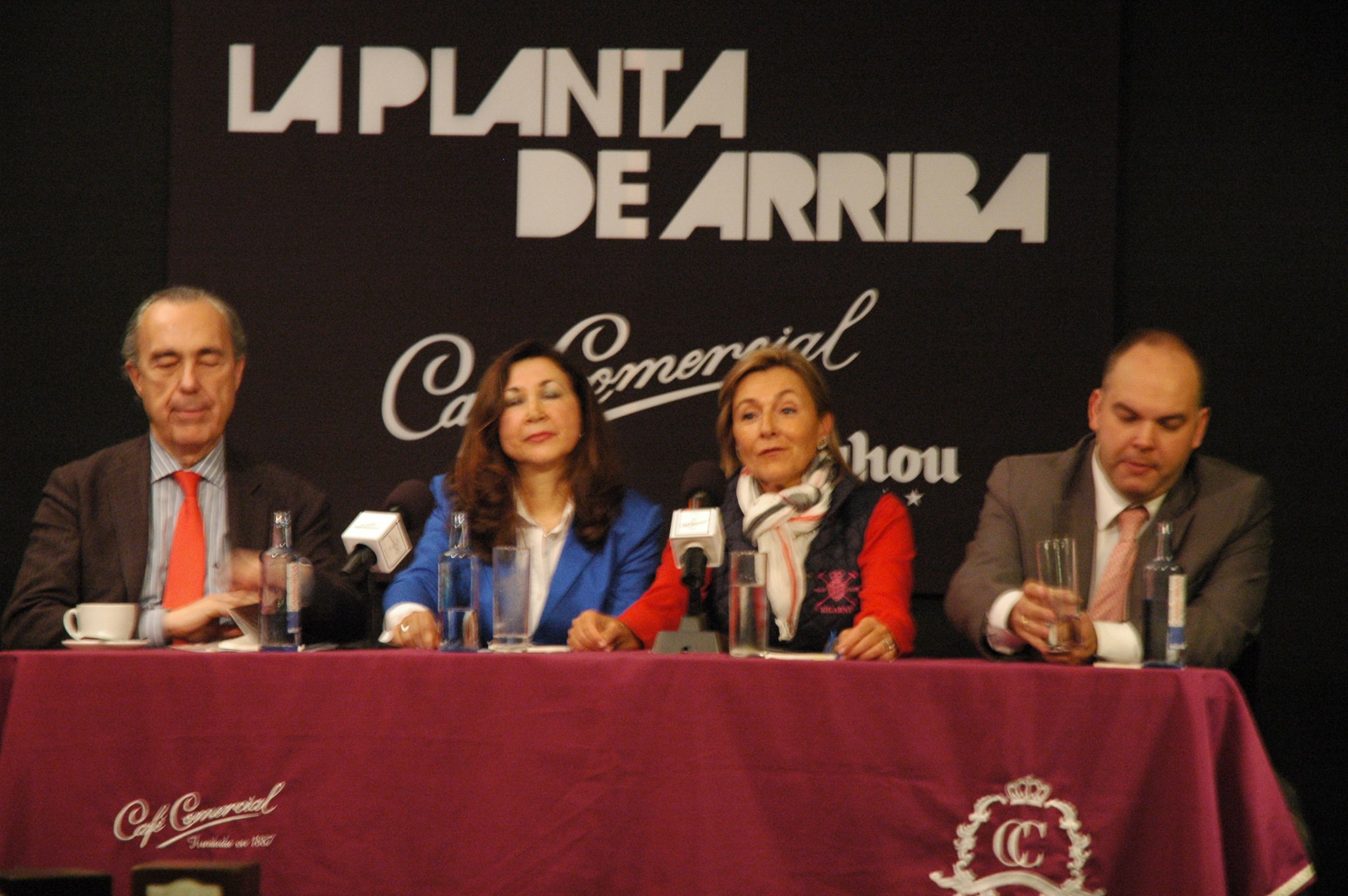 con luis alberto, alicia y beatriz villacañas